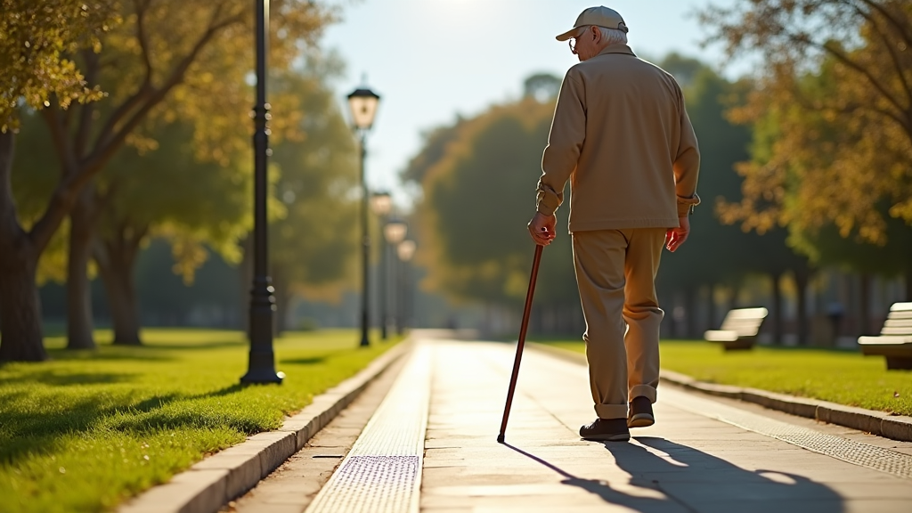 Caminar con bastón: altura correcta y consejos prácticos