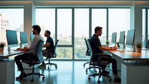 Ergonomía en oficina: guía rápida para pymes de Barcelona