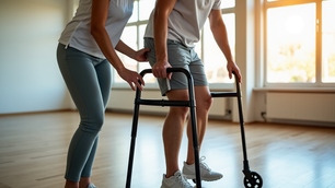 Rehabilitación tras artroplastia de rodilla: fases y objetivos